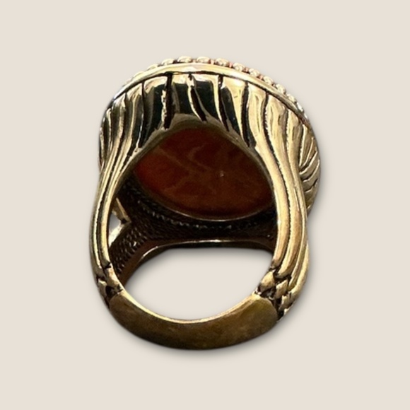 Studio Barse Oval Sponge Coral Ring Size 7 - Picture 5 of 5